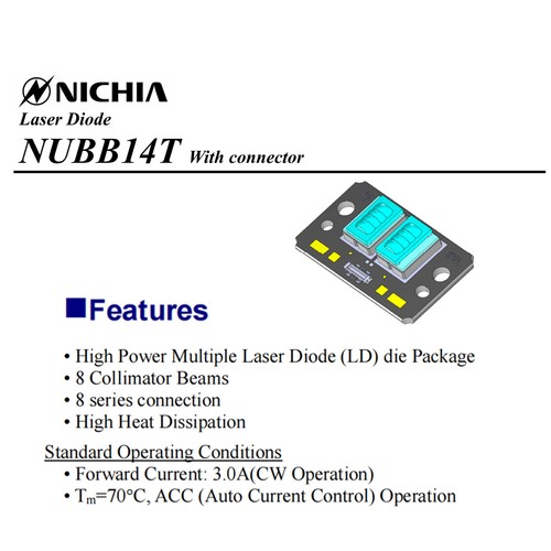Modulo laser nichia usato - modulo,