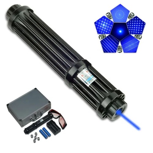 Puntatore laser blu potente - blu,