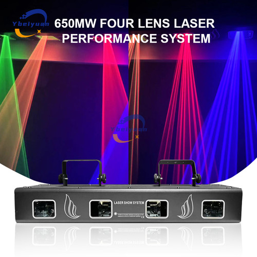 Quad lens potente rgby laser - lens,