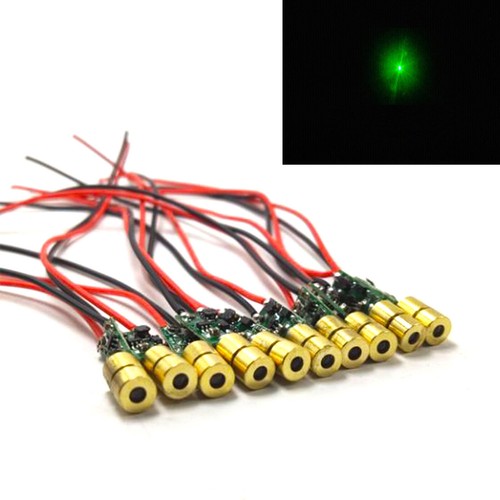 10pcs 515nm 520nm - 5mw, 3.5v